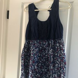 Red, white and blue dress